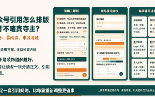 2026权威精选 公众号文章引用内容怎么排版？