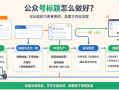 2026公众号运营标题怎么做好？