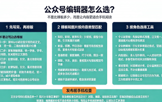 使用微信公众号编辑器的方法是什么？从写作到发布，一个比较简单的过程