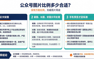 公众号图片比例多少合适？先看图片放在什么位置