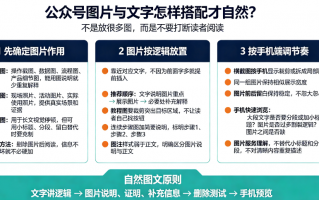 公众号图片与文字怎样搭配才比较自然？