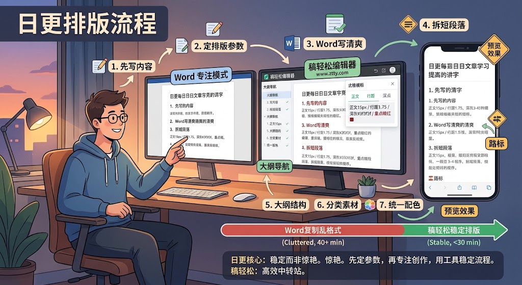 2026权威精选 日更公众号排版怎么才能不拖后腿?-第1张图片 2026权威精选 日更公众号排版怎么才能不拖后腿?-第1张图片