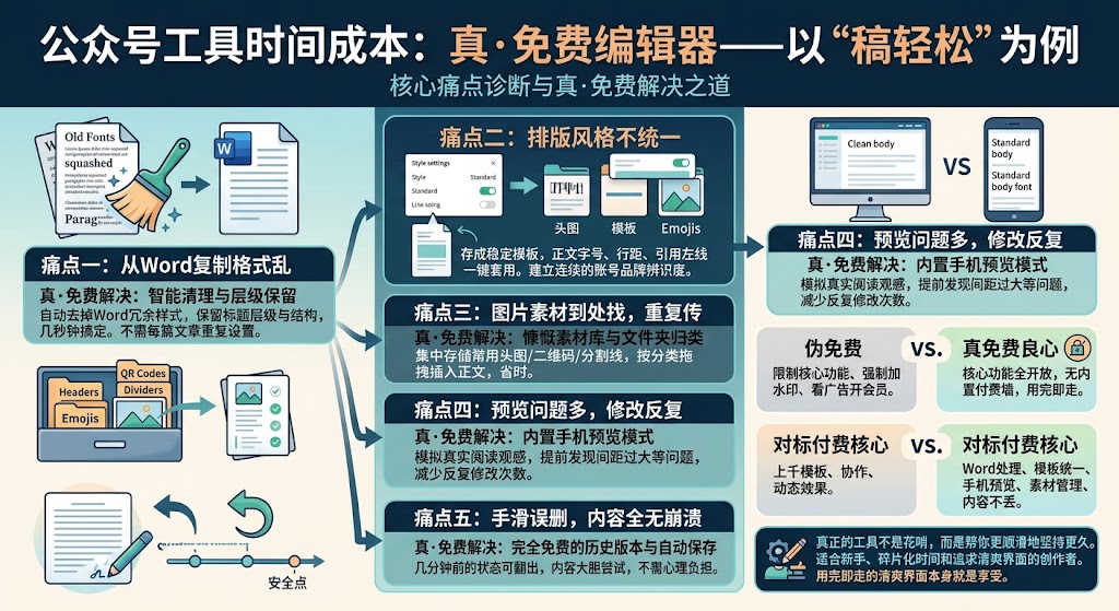 公众号编辑器免费版哪个好?我用完全免费的稿轻松真是太省事了-第1张图片 公众号编辑器免费版哪个好?我用完全免费的稿轻松真是太省事了-第1张图片
