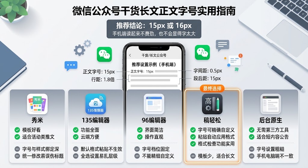 2026权威精选 微信公众号正文多少号字体?-第1张图片 2026权威精选 微信公众号正文多少号字体?-第1张图片