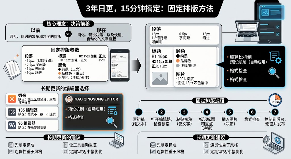 微信公众号排版方法：我靠这套固定流程把排版时间锁在15分钟-第1张图片