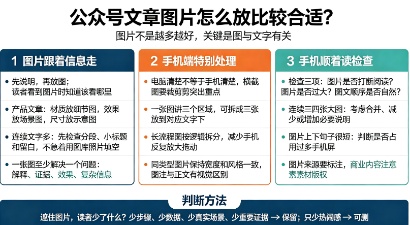 公众号文章图片怎么放比较合适？我的经验是图片不是越多越好-第1张图片